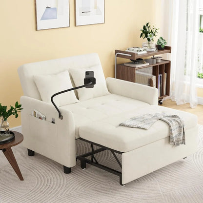 Loveseat Pull Out Bed, 46" - 3 in 1 Convertible