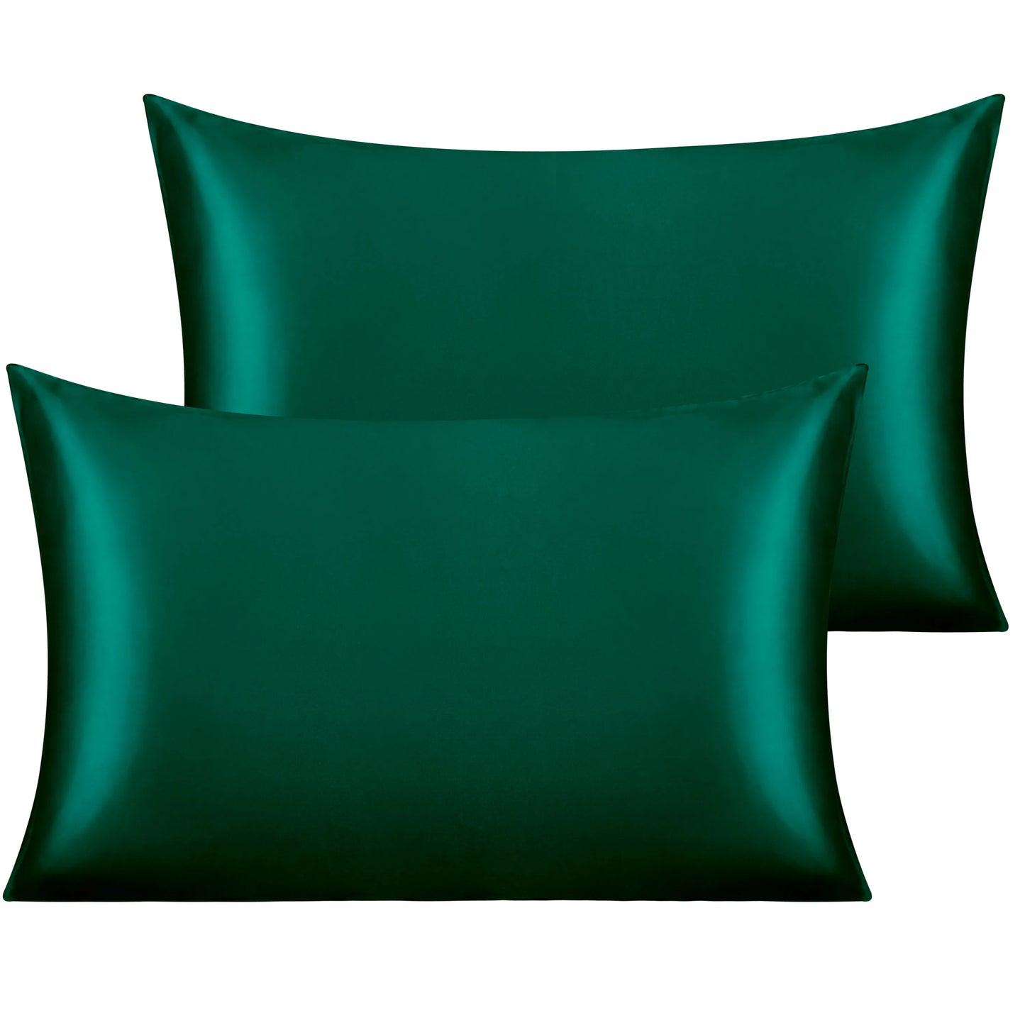 2 Pack Satin Pillowcases, Silky and Luxurious