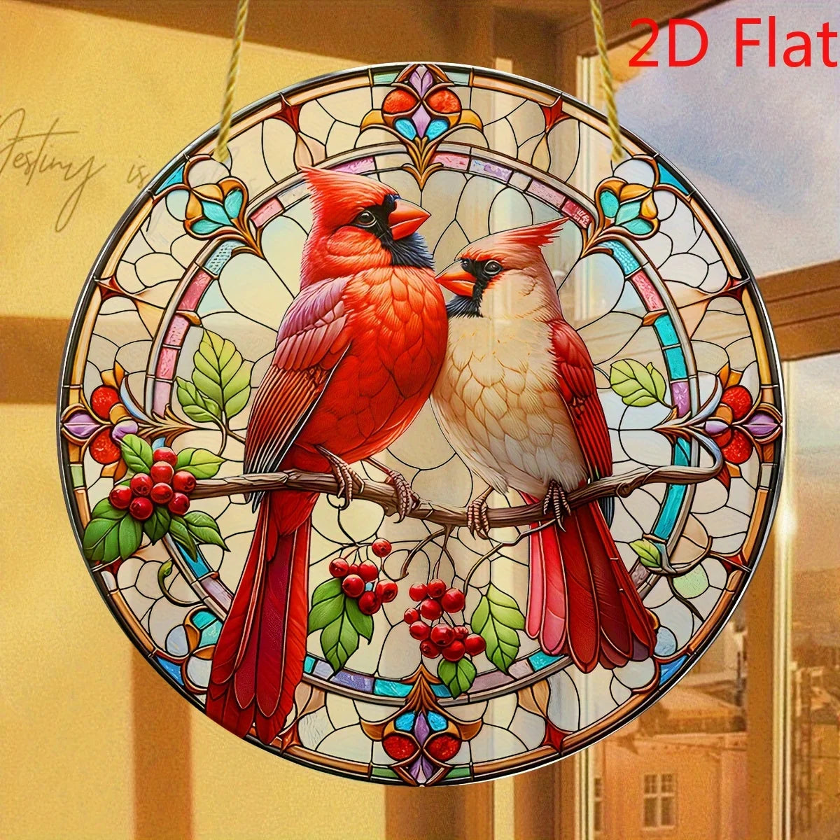 Cardinal Suncatcher