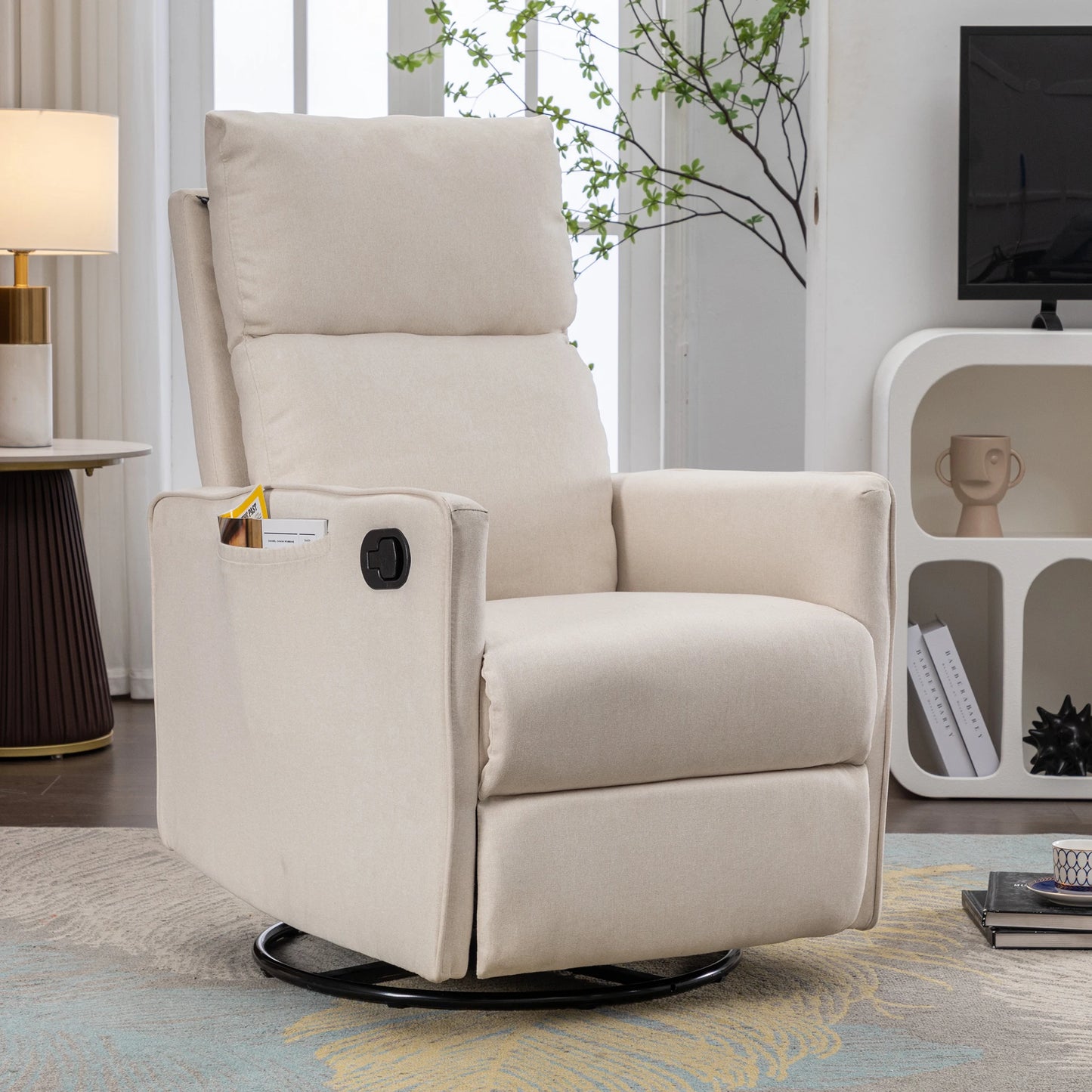 Rocking Glider Recliner, Nursery or Living Room