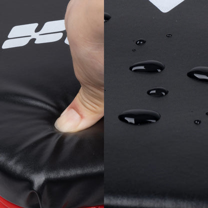 3-in-1 Rolling Under Car Creeper Z Seat, Red Black