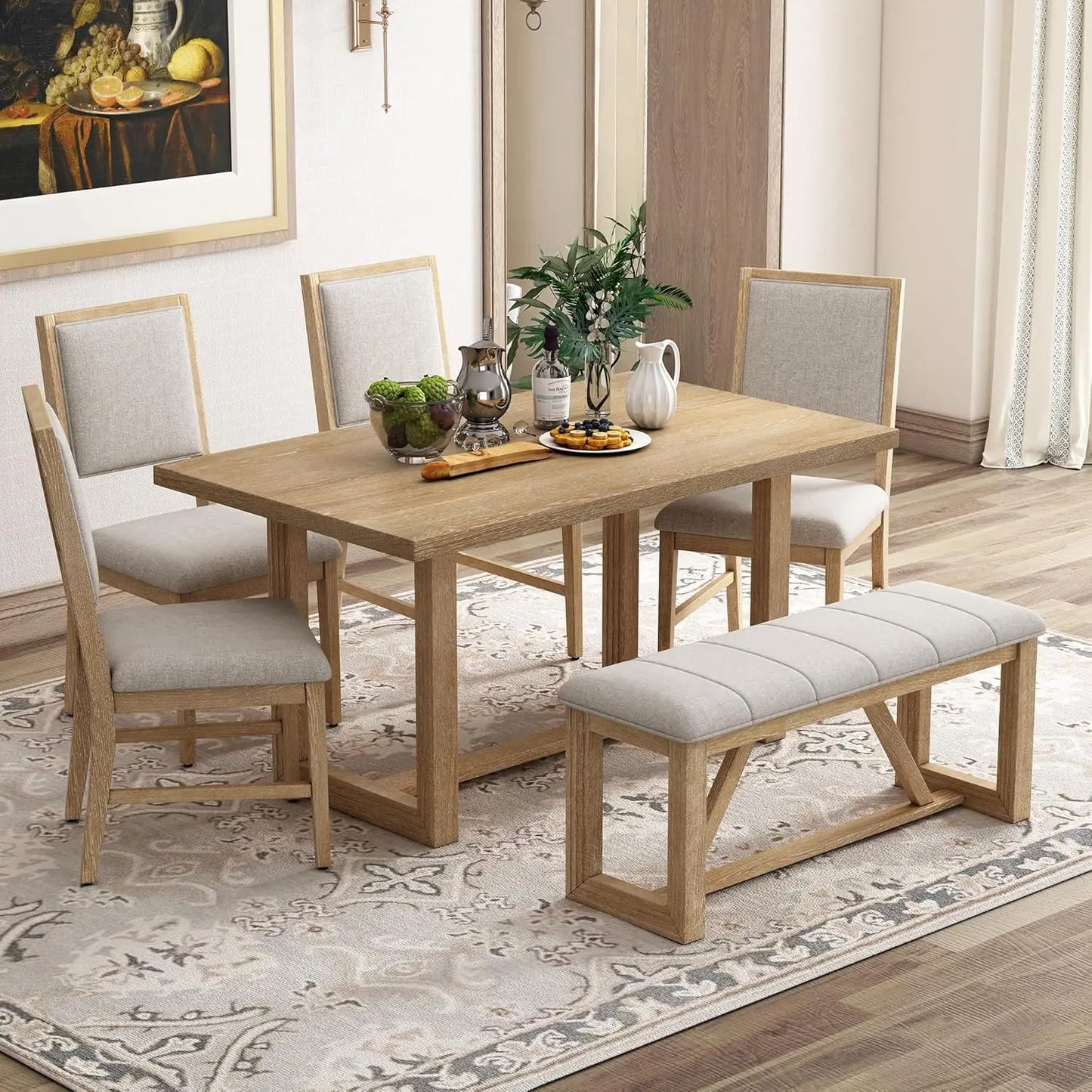 6-Piece Retro Dining Set