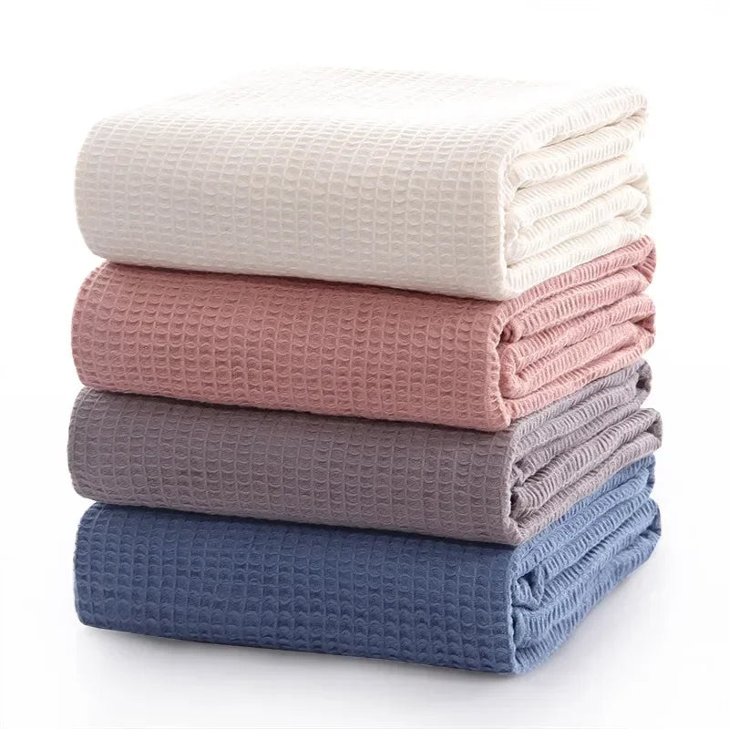 Pure Cotton Beehive Lightweight Soft Blanket