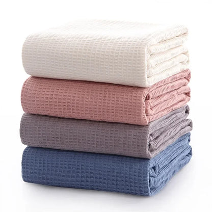 Pure Cotton Beehive Lightweight Soft Blanket