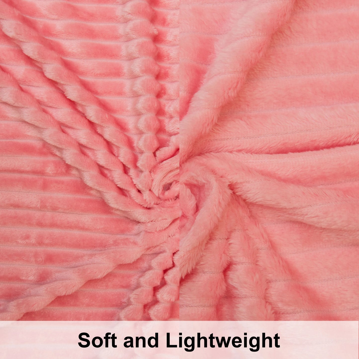 Plush Fleece Blanket, Soft Lightweight