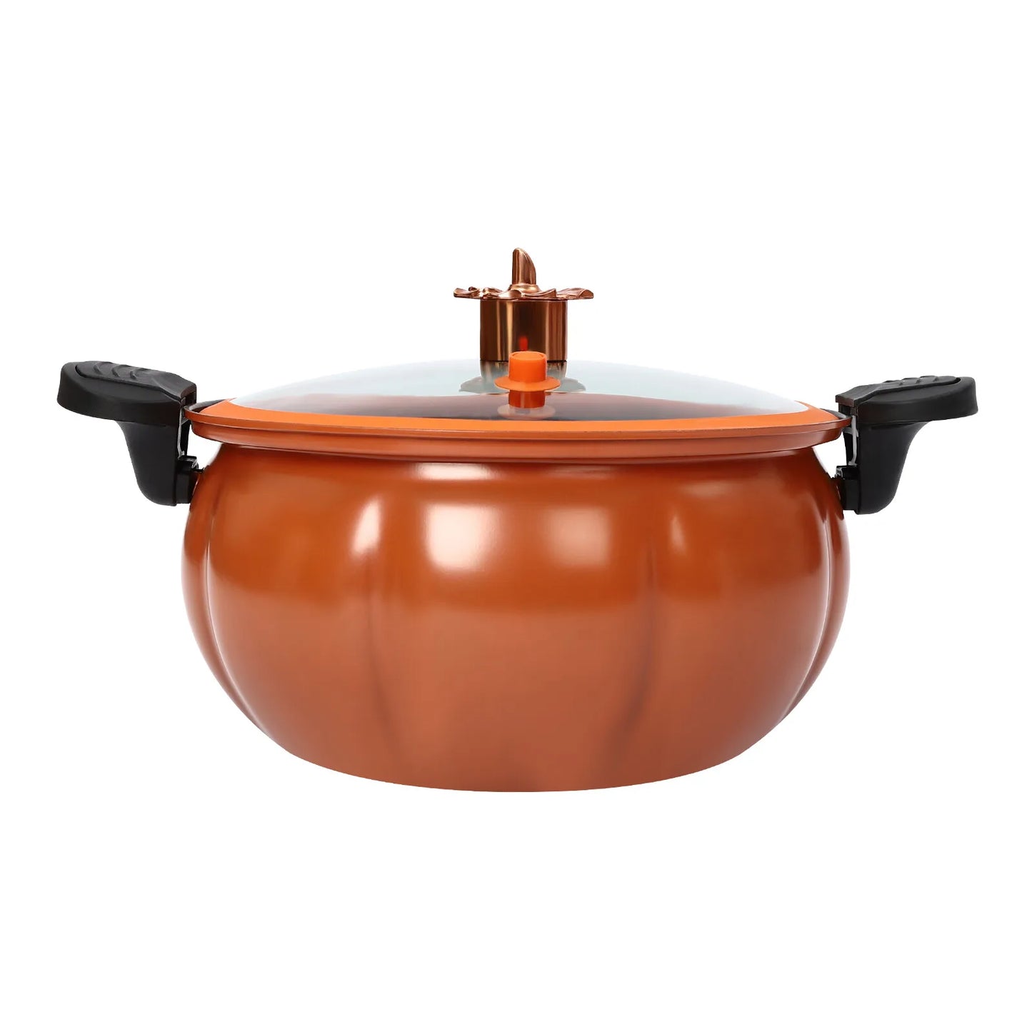 Pressure Cooker Pressure Cooking Pot Pumpkin Shaped Orange