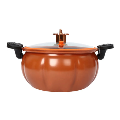 Pressure Cooker Pressure Cooking Pot Pumpkin Shaped Orange