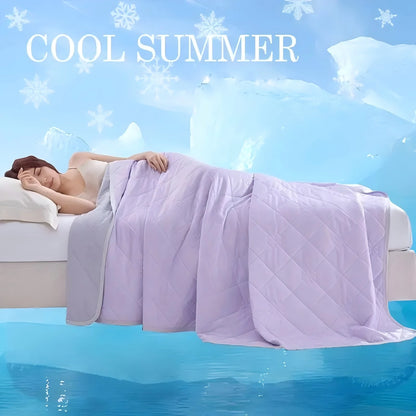 Large Cooling Blanket for Hot Sleepers, Soft & Lightweight