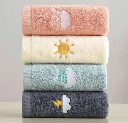 Bathroom Hand Towels Soft and Absorbent, Set of 4
