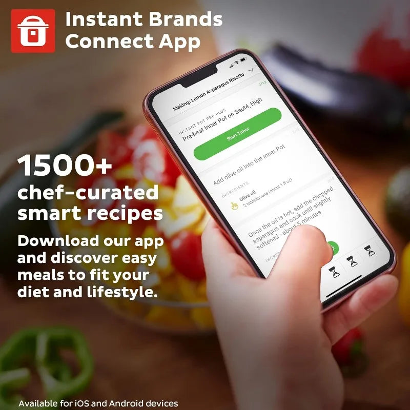 6QT Air Fryer, Broils, Dehydrates, Roasts, Reheats, Bakes