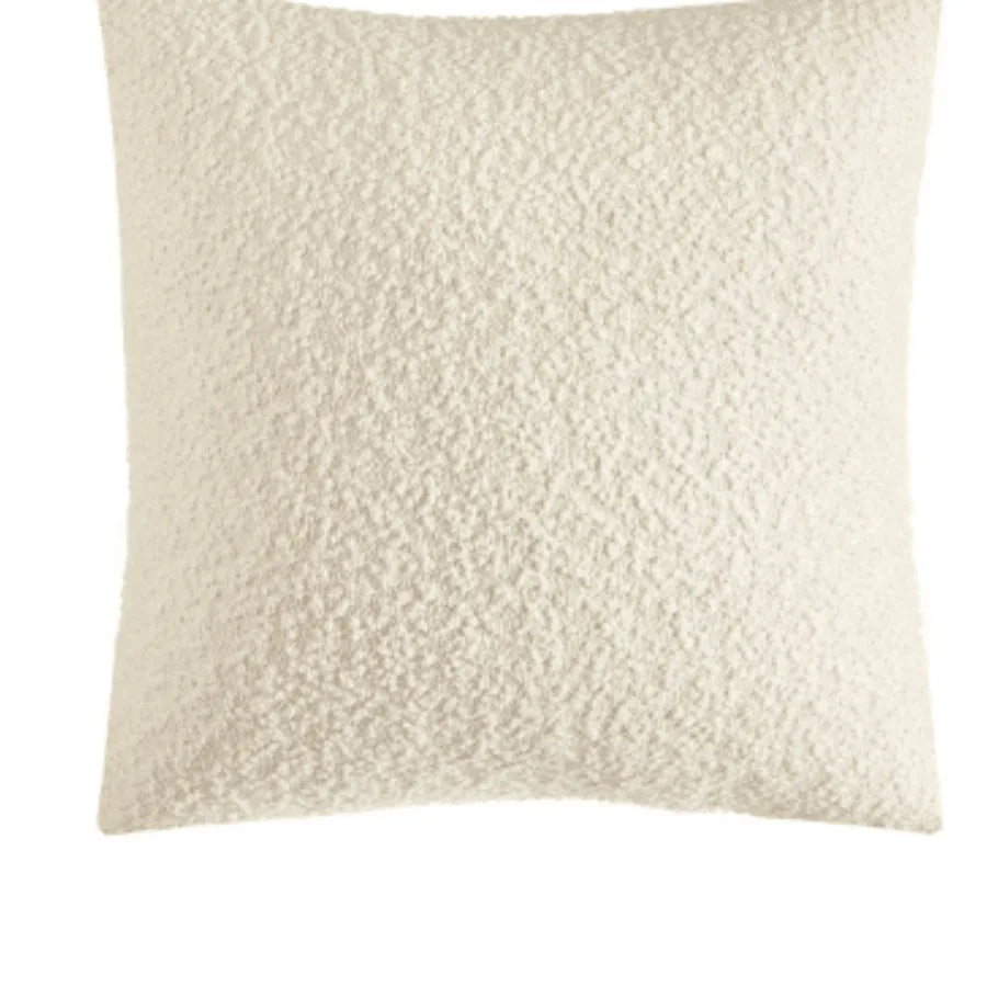 Ivory Throw Pillow 18 in x 18 in