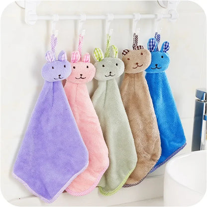 Hand Towel Cartoon Washcloths Kids