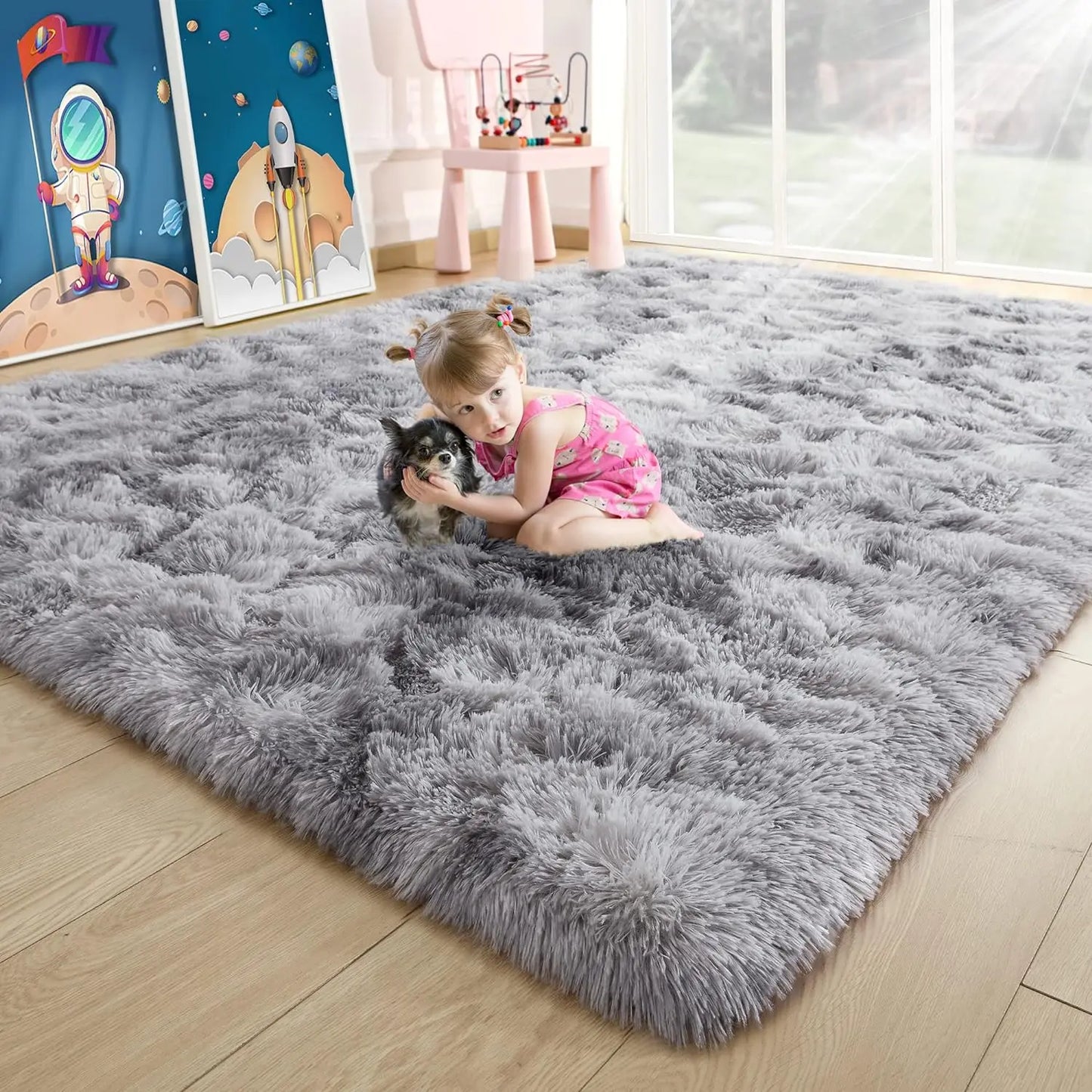 Fluffy Area Rugs for Living Room, Bedroom, Kids Room