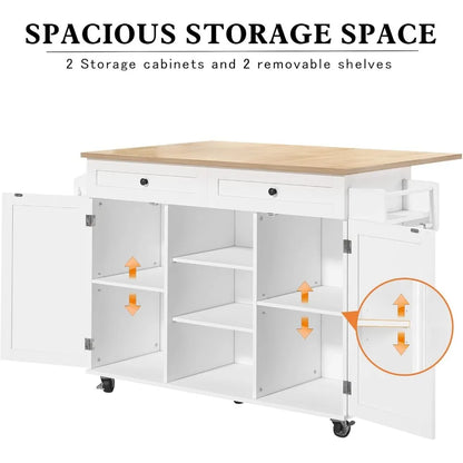 Barn Door Kitchen Island on wheels