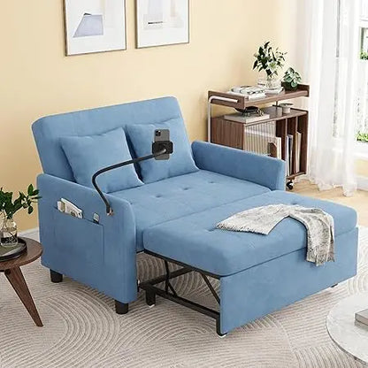 Loveseat Pull Out Bed, 46" - 3 in 1 Convertible