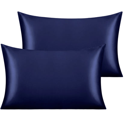 2 Pack Satin Pillowcases, Silky and Luxurious