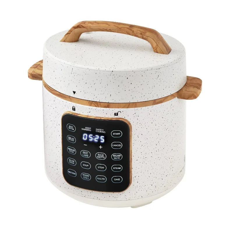 6-Quart Pressure Cooker with Touch Control Display